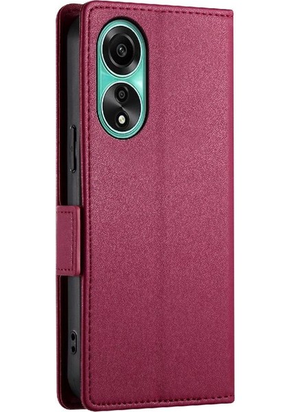 Oppo A78 4g Günlük Kullanım Için Flip Case Kartvizit Yuvaları Cüzdan Flip (Yurt Dışından) indirimleri