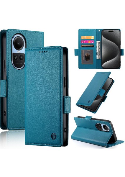 Oppo Oppo 10 5g Flip Günlük Kullanım Için Flip Case Kart Yuvaları Iş Cüzdan (Yurt Dışından)