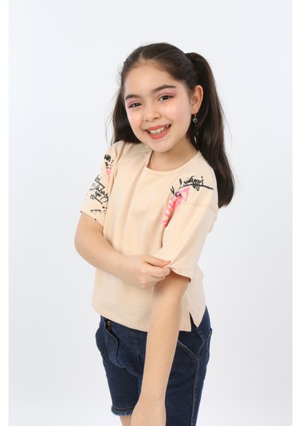 Kız Çocuk Street Baskılı Tişört fırsatları