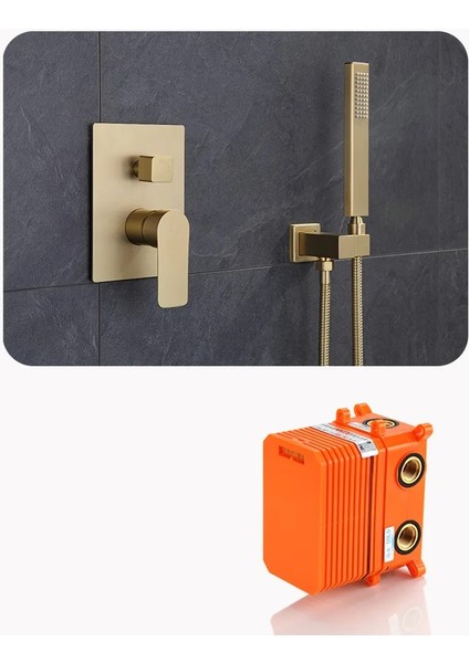 Banyo Duş Seti Ankastre Mat Gold Özel Seri Yeni Model 7 Yıl Garantili Ithal fırsatları
