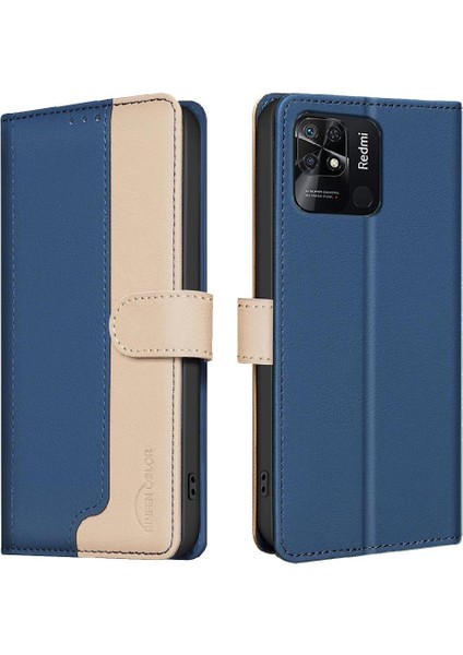 Xiaomi Redmi 10C Rfıd Engelleme Kickstand Darbeye Tpu Flip Case (Yurt Dışından)