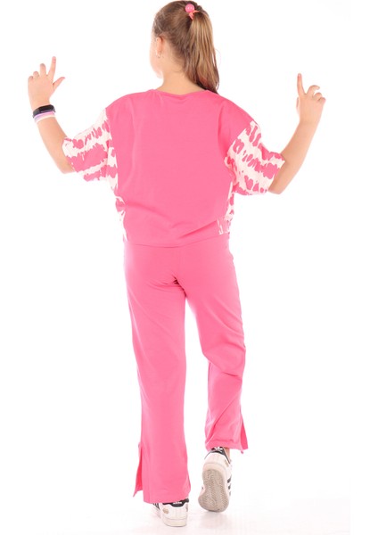 Toontoy Kız Çocuk Trendingin Myword Baskılı Eşofman Takım