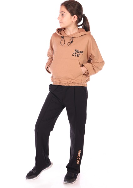 Toontoy Kız Çocuk Talent Cest Baskılı Eşofman Takım