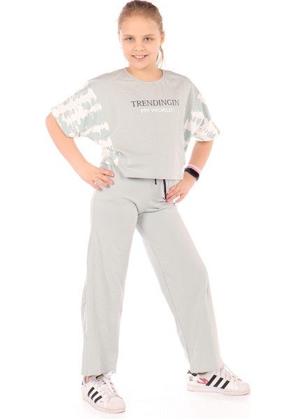 Toontoy Kız Çocuk Trendingin Myword Baskılı Eşofman Takım modelleri