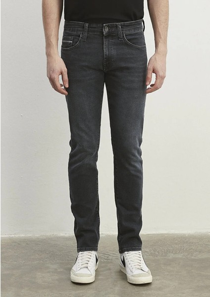 Jake Mavi Pro Vintage Koyu Gri Jean Pantolon 0042286535