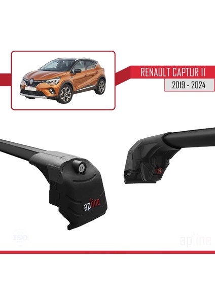 Renault Captur Iı 2019 ve Sonrası ile Uyumlu Ace-2 Ara Atkı Tavan Barı Siyah modelleri