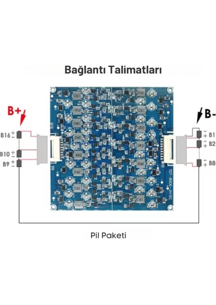 Tdt 16S Aktif Balans Cihazı - Pil Enerji Aktif Dengeleme 2A