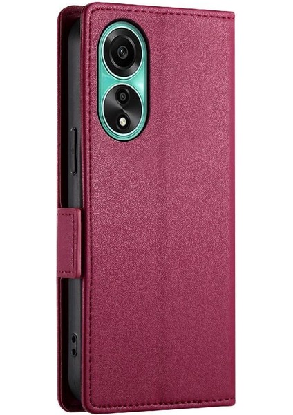 Oppo A78 4g Günlük Kullanım Için Flip Case Kartvizit Yuvaları Cüzdan Flip (Yurt Dışından) indirimleri