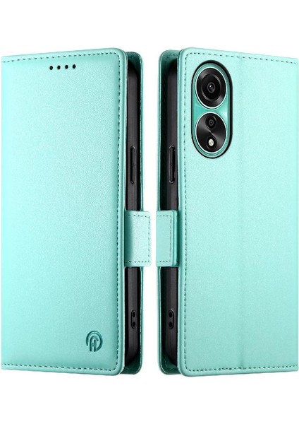 Oppo A78 4g Günlük Kullanım Için Flip Case Kartvizit Yuvaları Cüzdan Flip (Yurt Dışından)
