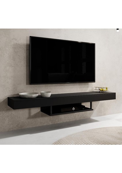 Tv Ünitesi Tv Sehpası Lüks Modern Şık Duvara Askılı Geniş Ünite