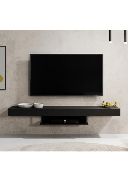 Tv Ünitesi Tv Sehpası Lüks Modern Şık Duvara Askılı Geniş Ünite