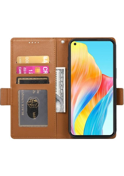Oppo A78 4g Günlük Kullanım Için Flip Case Kartvizit Yuvaları Cüzdan Flip (Yurt Dışından) modelleri
