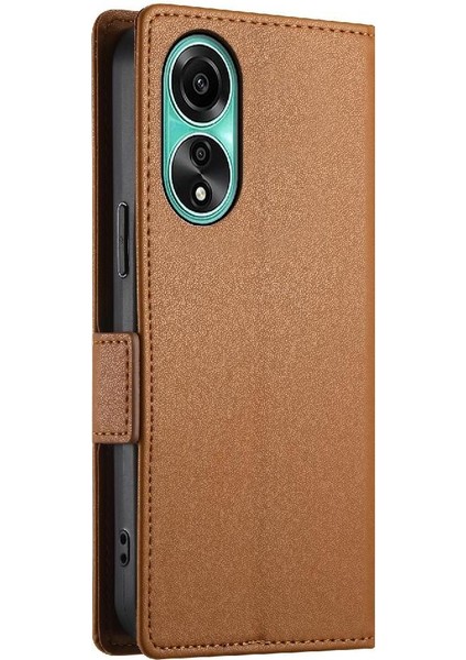 Oppo A78 4g Günlük Kullanım Için Flip Case Kartvizit Yuvaları Cüzdan Flip (Yurt Dışından) fırsatları