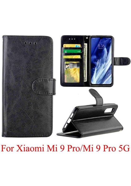 Xiaomi 9 Pro Için Flip Case/xiaomi 9 Pro 5g Darbeye Kickstand Kart Pu (Yurt Dışından)