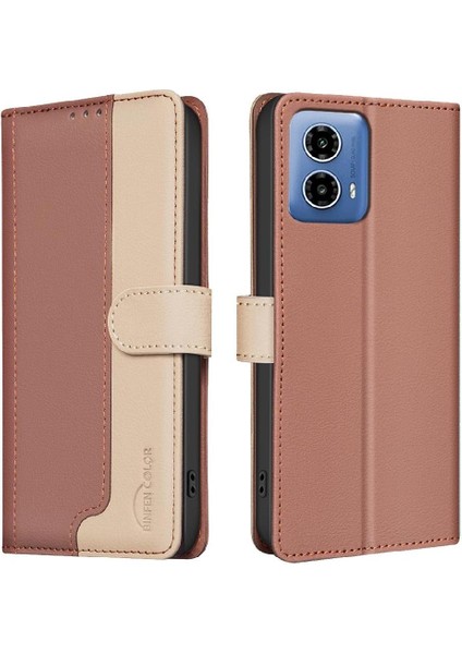 Moto G34 5g Rfıd Engelleme Kickstand Darbeye Tpu Için Flip Case (Yurt Dışından) indirimleri