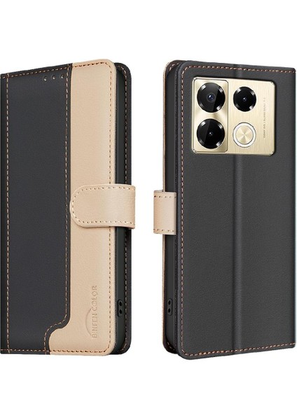 Infinix Not Için Flip Case 40 Pro 4g/5g Darbeye Tpu Iç Kabuk Flip (Yurt Dışından)