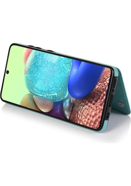 Samsung Galaxy A71 4g Flip Darbeye Pu Için Kart Tutucu Kılıf ile Cüzdan (Yurt Dışından)