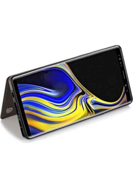 Samsung Galaxy Not 9 Flip Darbeye Pu Için Kart Tutucu Kılıf ile Cüzdan (Yurt Dışından)