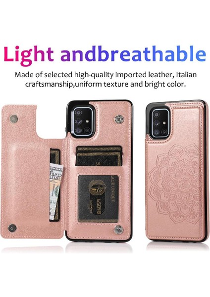 Samsung Galaxy A71 5g Flip Darbeye Pu Için Kart Tutucu Kılıf ile Cüzdan (Yurt Dışından) modelleri