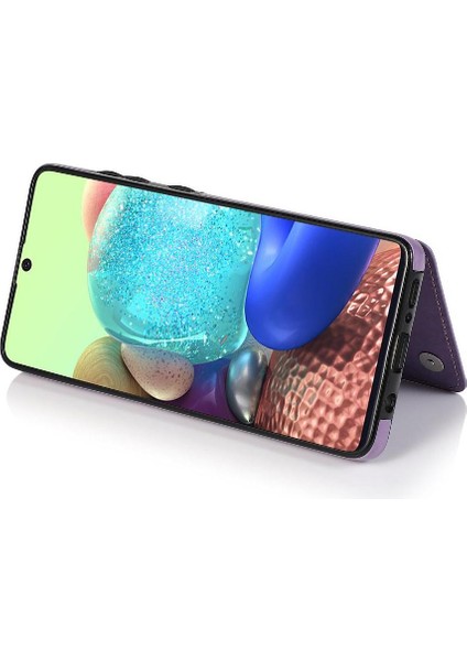 Samsung Galaxy A71 5g Flip Darbeye Pu Için Kart Tutucu Kılıf ile Cüzdan (Yurt Dışından)