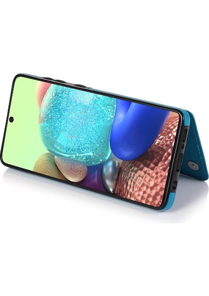 Samsung Galaxy A71 5g Flip Darbeye Pu Için Kart Tutucu Kılıf ile Cüzdan (Yurt Dışından)