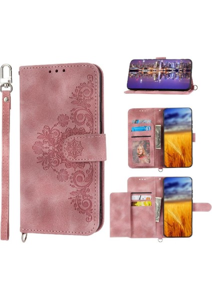 SZY Mall Sony Xperia 1 Iv Çoklu Kredi Kartı Yuvaları Için Flip Case Kabartmalı (Yurt Dışından)