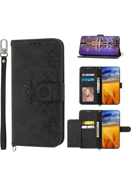 Sony Xperia 1 V Darbeye Bileklik Kabartmalı Çoklu Kart Için Flip Case (Yurt Dışından)