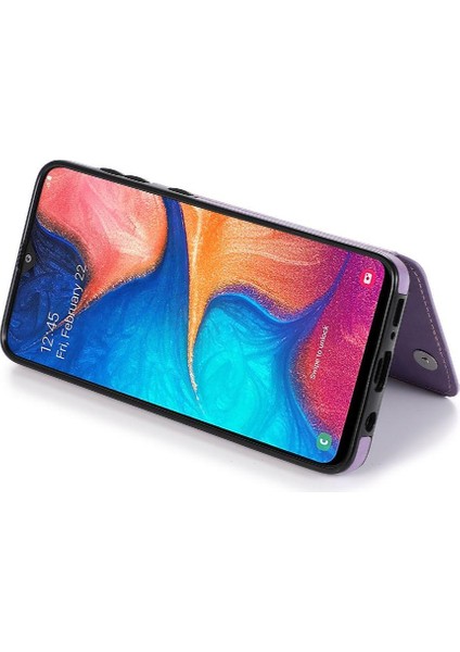 Samsung Galaxy A20/A30 Desen Çiçek Pu Için Kart Tutucu Kılıf ile Cüzdan (Yurt Dışından) modelleri