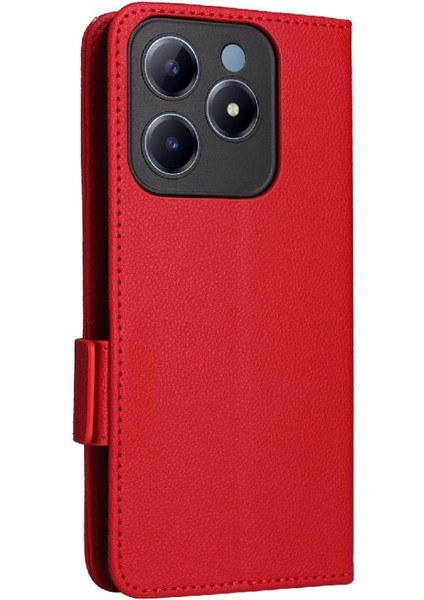 Realme C63 4g Için Flip Case Pu Deri Cüzdan Manyetik Yan Toka Kartı (Yurt Dışından) fırsatları