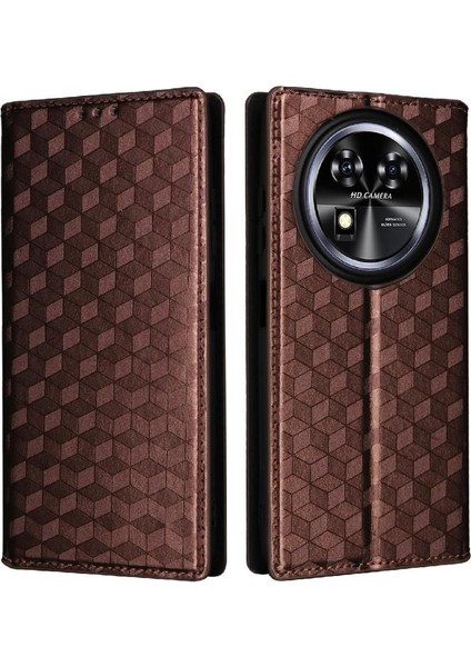 Oukitel C37 Pu Deri 3D Desen Cüzdan Kart Yuvaları Tutucu Için Flip Case (Yurt Dışından)