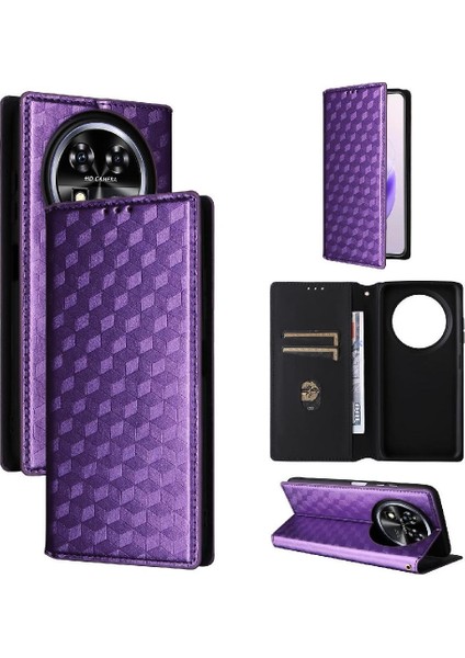 Oukitel C37 Pu Deri 3D Desen Cüzdan Kart Yuvaları Tutucu Için Flip Case (Yurt Dışından)