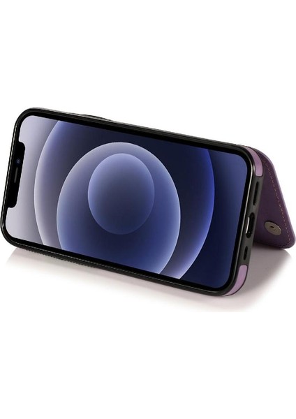 IPhone 12 Mini Kabartmalı Mandala Pu Flip Için Kart Tutucu Kılıf ile Cüzdan (Yurt Dışından)