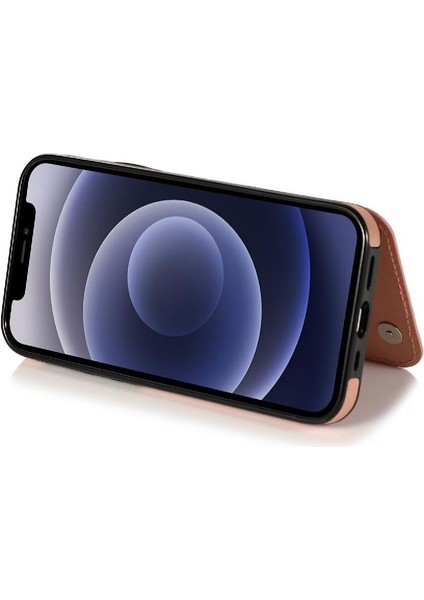 IPhone 12 Mini Kabartmalı Mandala Pu Flip Için Kart Tutucu Kılıf ile Cüzdan (Yurt Dışından)