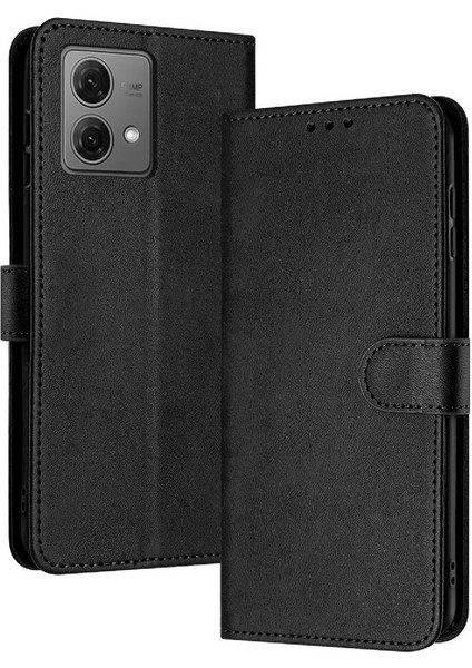 Moto G84 5g Kickstand ile Toka Pu Deri ile Flip Case (Yurt Dışından)