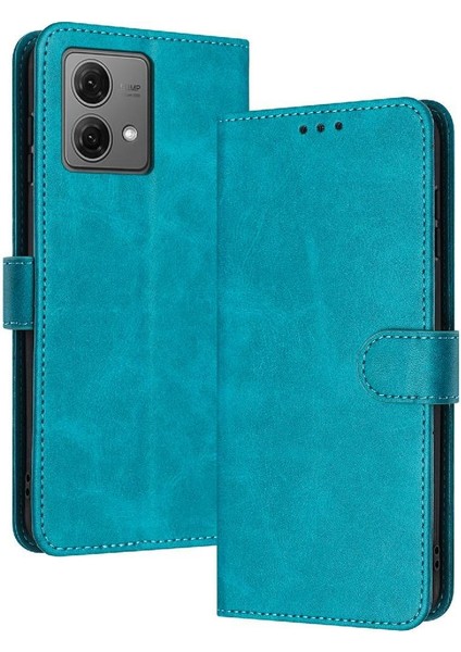 Moto G84 5g Kickstand ile Toka Pu Deri ile Flip Case (Yurt Dışından)
