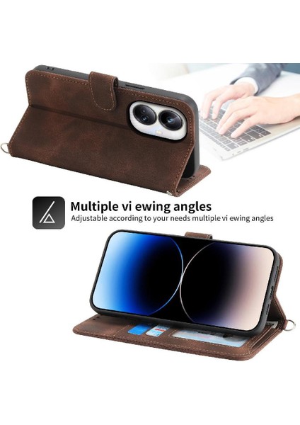 Realme 10 Pro Artı 5g Darbeye Dayanıklı Kabartmalı Bileklik Çoklu Için Flip Case (Yurt Dışından) fırsatları