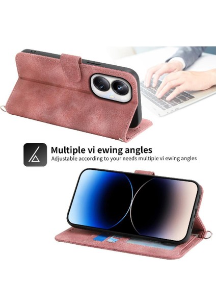 Realme 10 Pro Artı 5g Darbeye Dayanıklı Kabartmalı Bileklik Çoklu Için Flip Case (Yurt Dışından) fırsatları