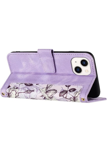 IPhone 13 Için Cüzdan Durumda Pro Max Anti Scratch Kickstand Kart Tutucu Pu (Yurt Dışından)