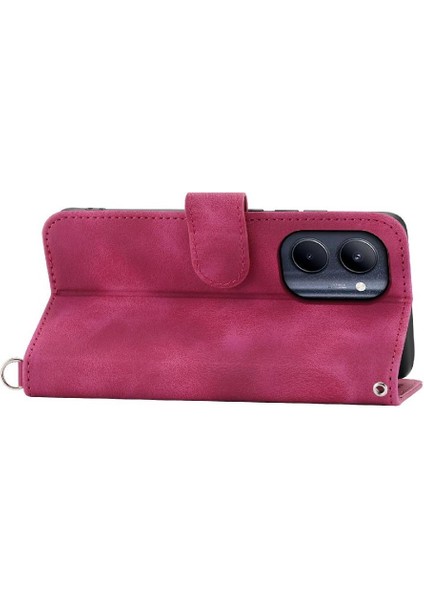 Realme C33 Darbeye Dayanıklı Kabartmalı Çoklu Kredi Kartı Yuvaları Için Flip Case (Yurt Dışından) fırsatları