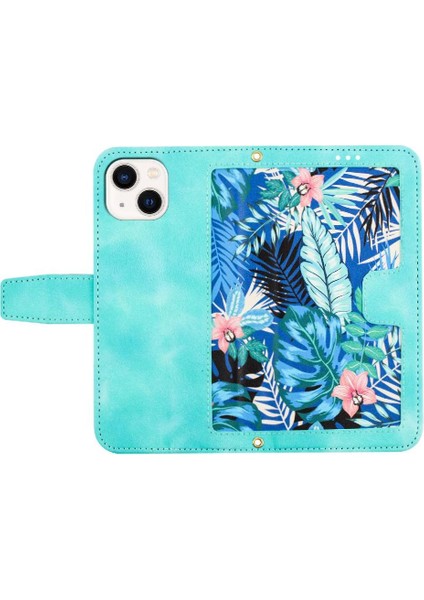 IPhone 13 Için Cüzdan Durumda Pro Max Anti Scratch Kickstand Kart Tutucu Pu (Yurt Dışından)