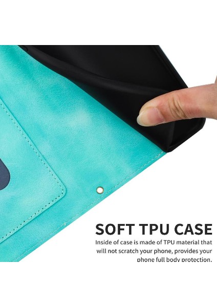 IPhone 14 Için Cüzdan Durumda Pro Anti Scratch Kickstand Manyetik Kapatma Pu (Yurt Dışından)