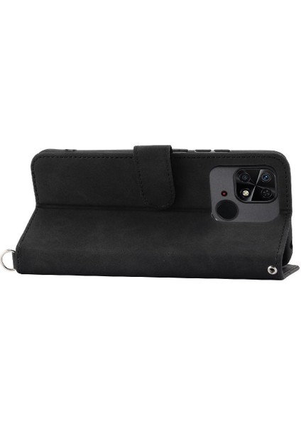 Xiaomi Redmi 10C Darbeye Dayanıklı Kabartmalı Çoklu Kredi Kartı Için Flip Case (Yurt Dışından) fırsatları