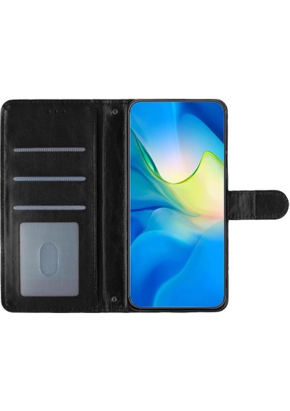 IPhone 12 Için Flip Case Pro Max Kart Yuvaları Tutucu Kickstand Pu Deri Tpu (Yurt Dışından)
