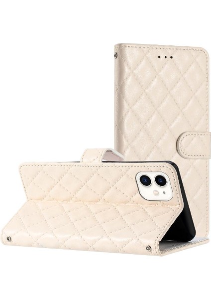 IPhone 12 Mini Tpu Darbeye Kart Yuvaları Tutucu Pu Deri Için Flip Case (Yurt Dışından)