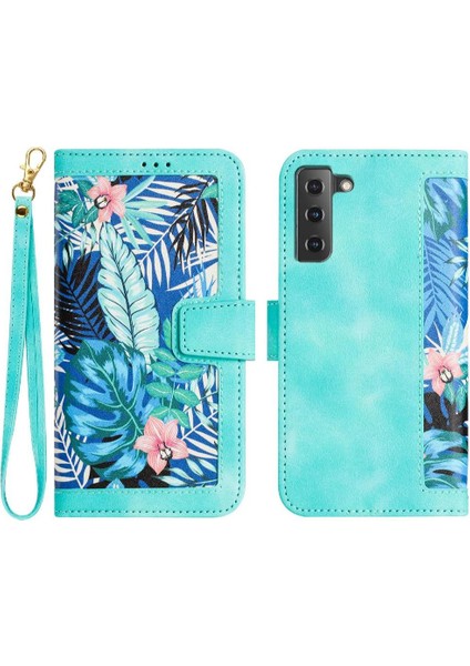 Cüzdan Kılıf Samsung Galaxy S22 Artı 5g Anti Scratch Kart Tutucu Pu (Yurt Dışından)