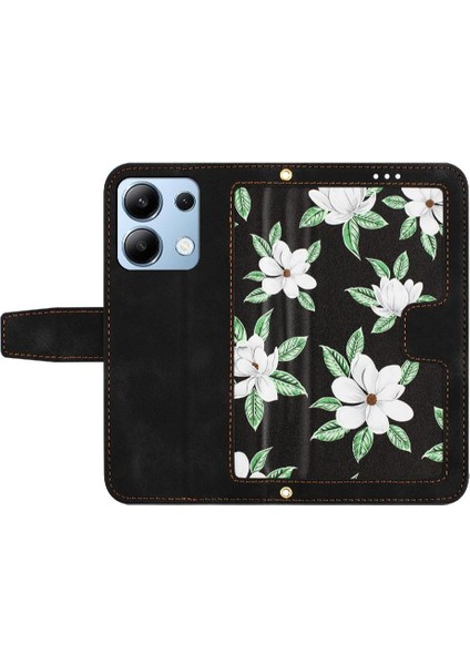 Cüzdan Kılıf Xiaomi Redmi Için Not 13 4g Anti Scratch Kickstand Manyetik (Yurt Dışından)