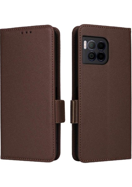 Revvl 7 Pro 5g Manyetik Pu Deri Yan Toka Kartı Için Flip Case (Yurt Dışından)