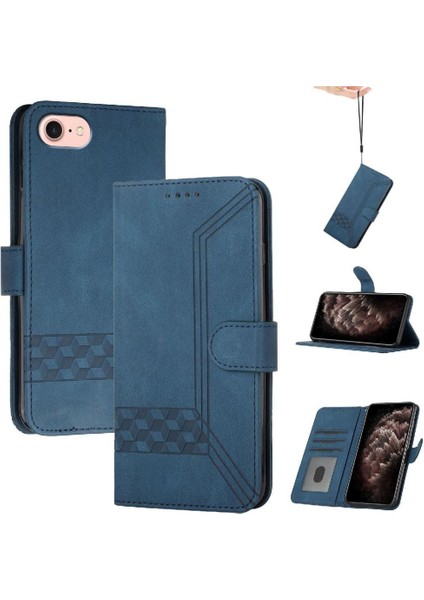 Kullanışlı Stand Özelliği Cüzdan Pu Deri Kartı ile IPhone Se4 ile Uyumlu (Yurt Dışından)