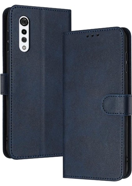 Lg Kadife Için Flip Case/kadife 5g Kart Yuvası ile Pu Deri Saf Renk (Yurt Dışından)