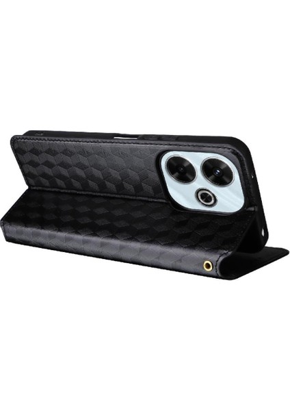Xiaomi Poco M6 4g Kart Yuvaları Tutucu Manyetik Kapatma Pu Deri Kılıf (Yurt Dışından)